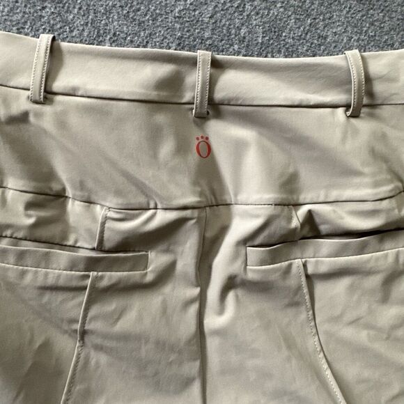Kinona Womens Elastic Waist Solid Pants Brown Size Small Golf - Picture 4 of 7